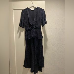 ALC Navy Silk Dress